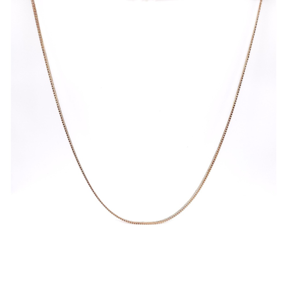 Gold Tone Double Strand Rhinestone Necklace - Picture 3 of 3